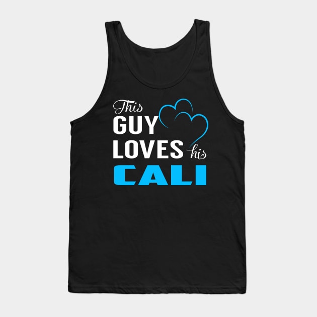 This Guy Loves His CALI Tank Top by TrudiWinogradqa